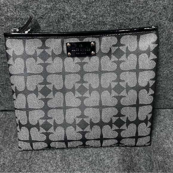 KATE SPADE Adrianne Pebbled Ace of Spades Universal Tablet Sleeve WLRU1241 Black - Picture 16 of 16